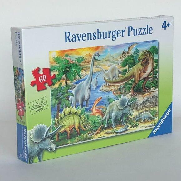 New sealed Ravensburger- 60 Piece Puzzle - Prehistoric Life Dinosaurs - Picture 11 of 16